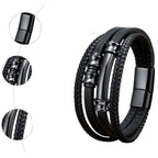 Lederen armband – Weaved bracelet — afbeelding 9