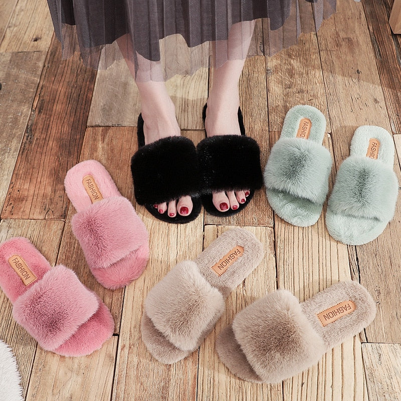 Pluizige pantoffels