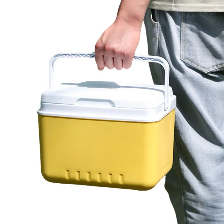 6L draagbare kampeerk koelbox met multi-level isolatie