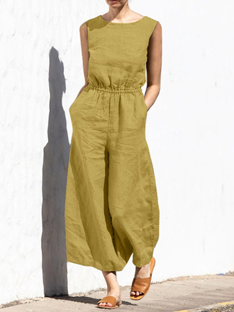 Sarah jumpsuit – linnen jumpsuit