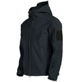 Heren tactische winddichte softshell jas met capuchon