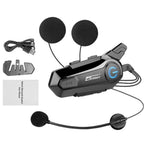 Bluetooth motorhelm intercom headset met 1000m bereik