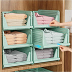 5-Pack stapelbare vouwbare kastopbergdozen