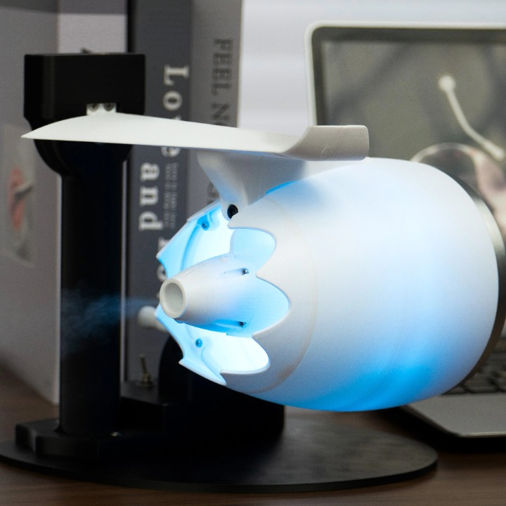 Turbojet ventilatorstype nevelbevochtiger met rgb-verlichting