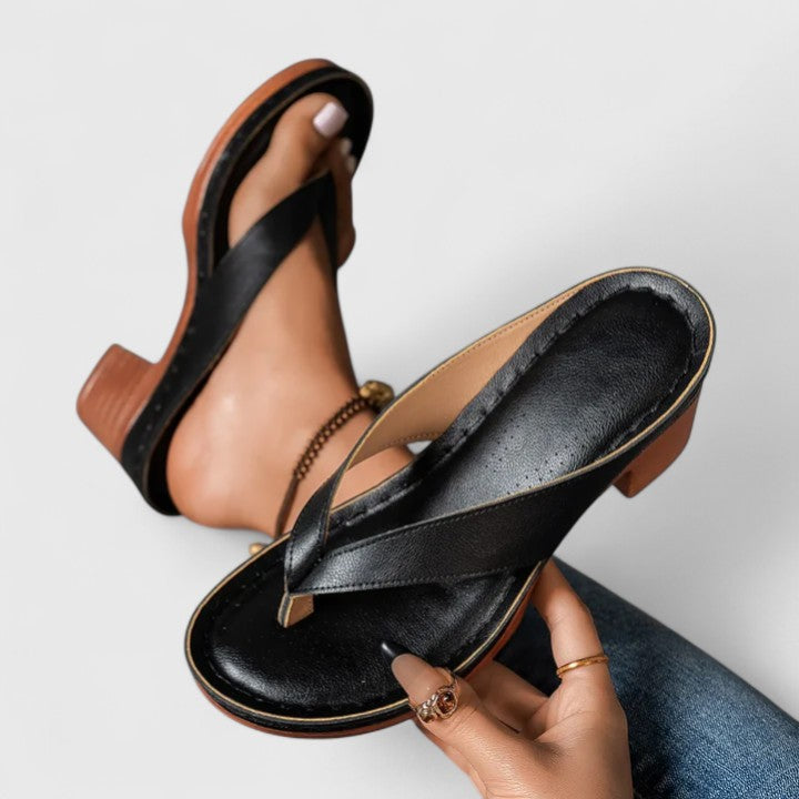 Schoenen met hak en schokdempende antislipzool