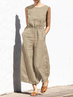 Sarah jumpsuit – linnen jumpsuit