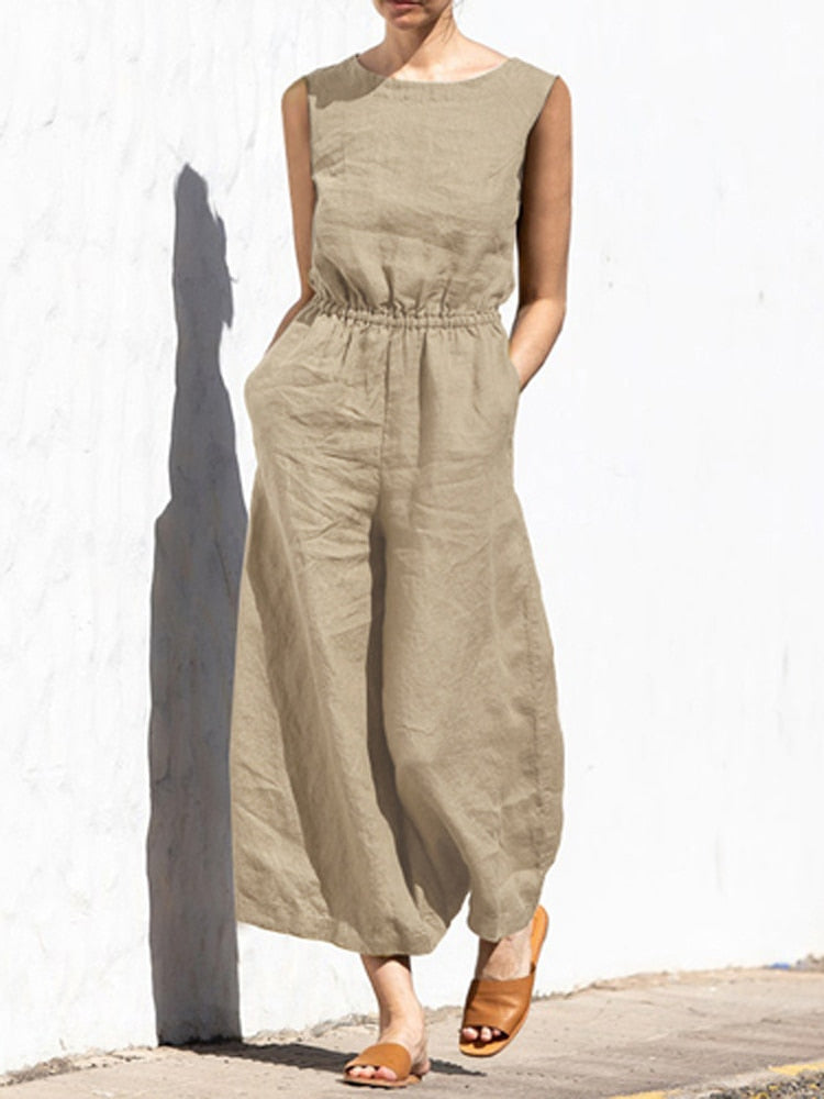 Sarah jumpsuit – linnen jumpsuit