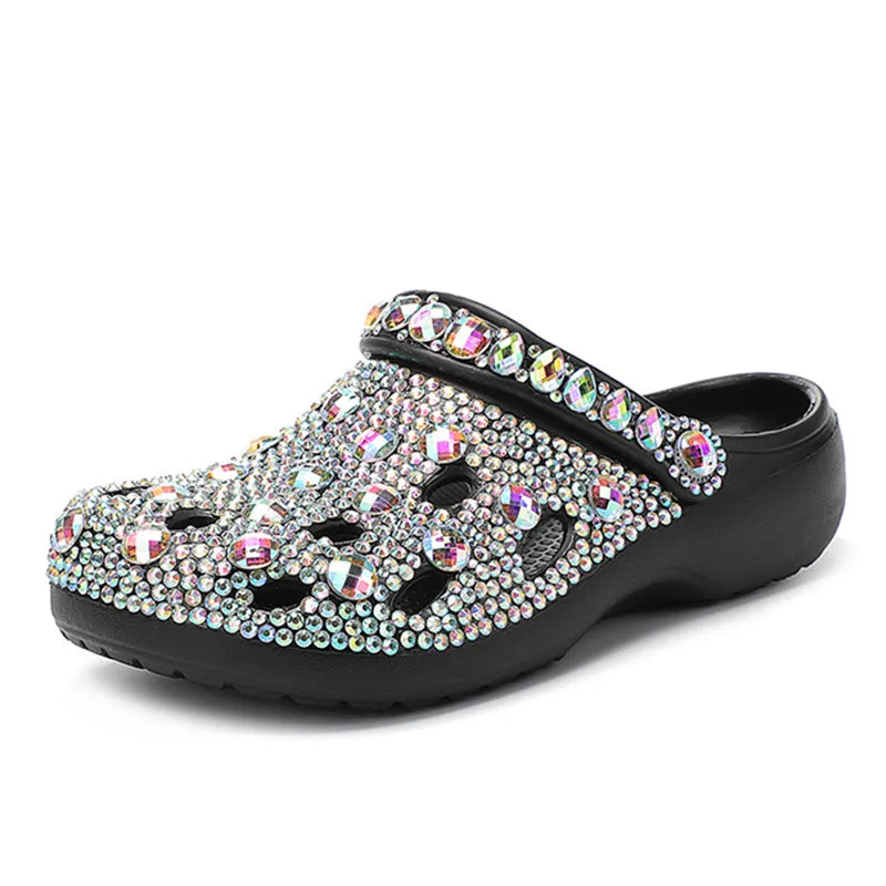 Kristalversierde zomer dames slippers van EVA — afbeelding 7