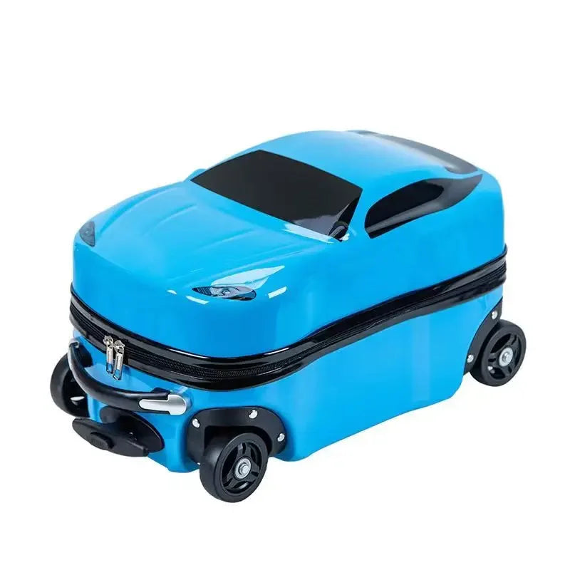 Harde kinderkoffer met auto ontwerp