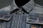 Retro jeansjack in vintage stijl