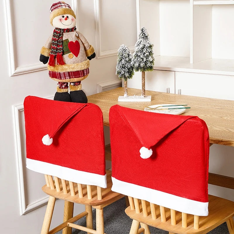 Kerst stoelhoezen