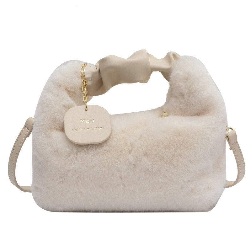 Pluchen handtas Fluffy
