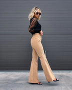 Flared vogue stijl broek