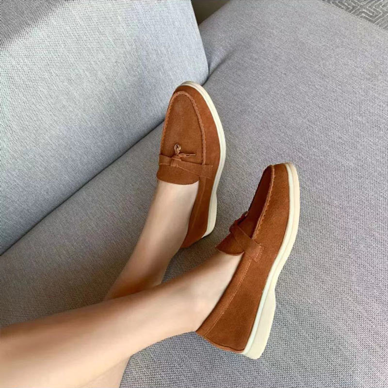 Loafers met slotdetail