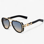 Oversized steampunk zonnebril met gepolariseerde glazen