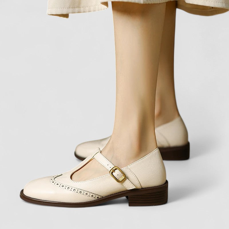 Mary Jane-schoenen met lage hak