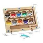 Magnetisch tel- en kleurlabyrint