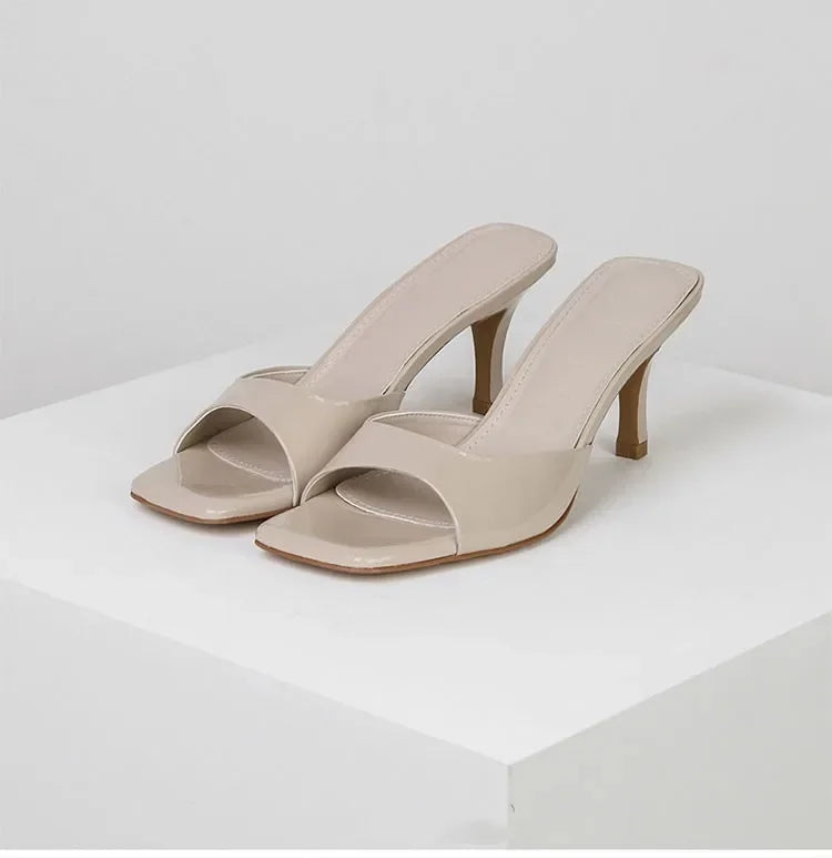 Open hak-mules voor dames