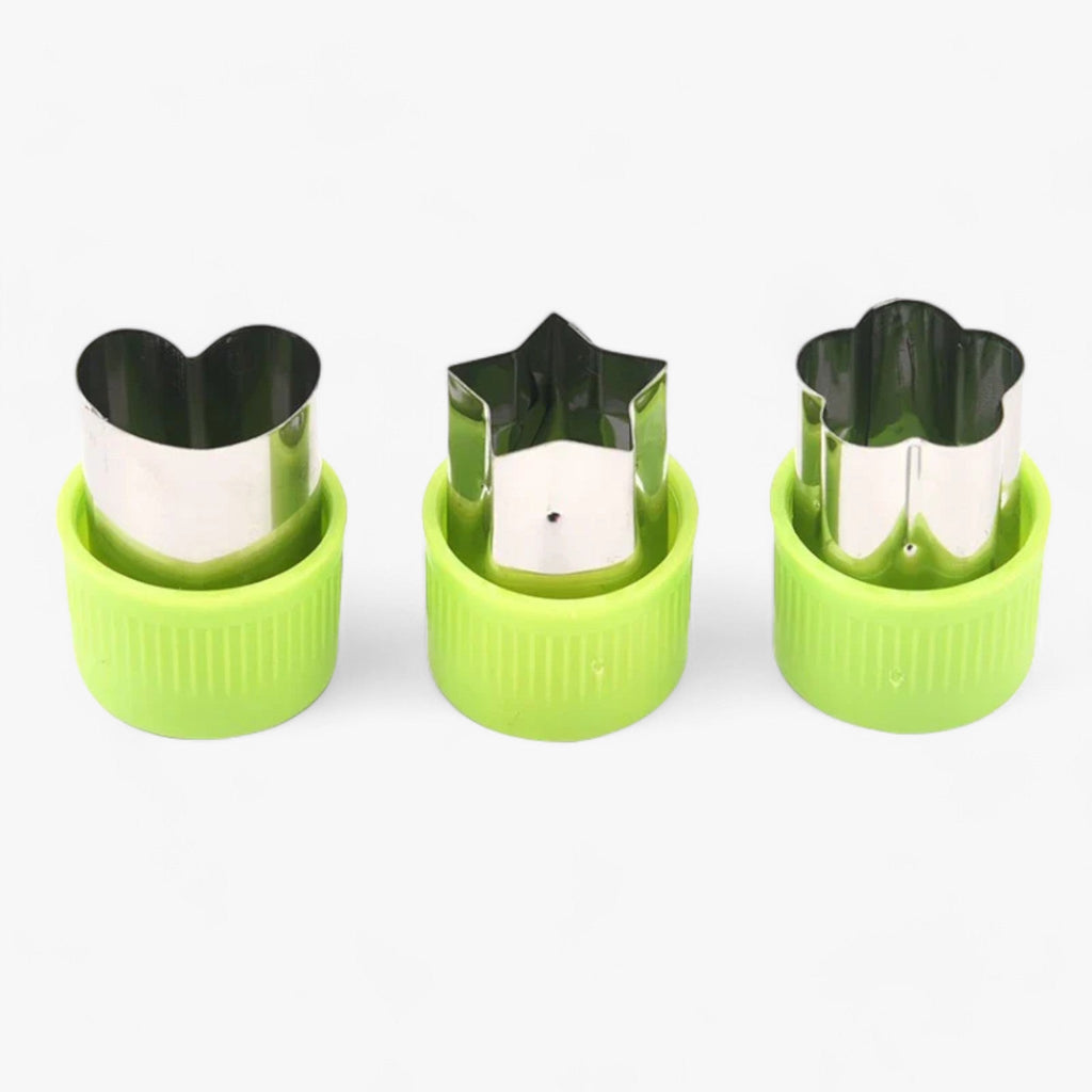 Creatieve steker set voor koekjes en fruit