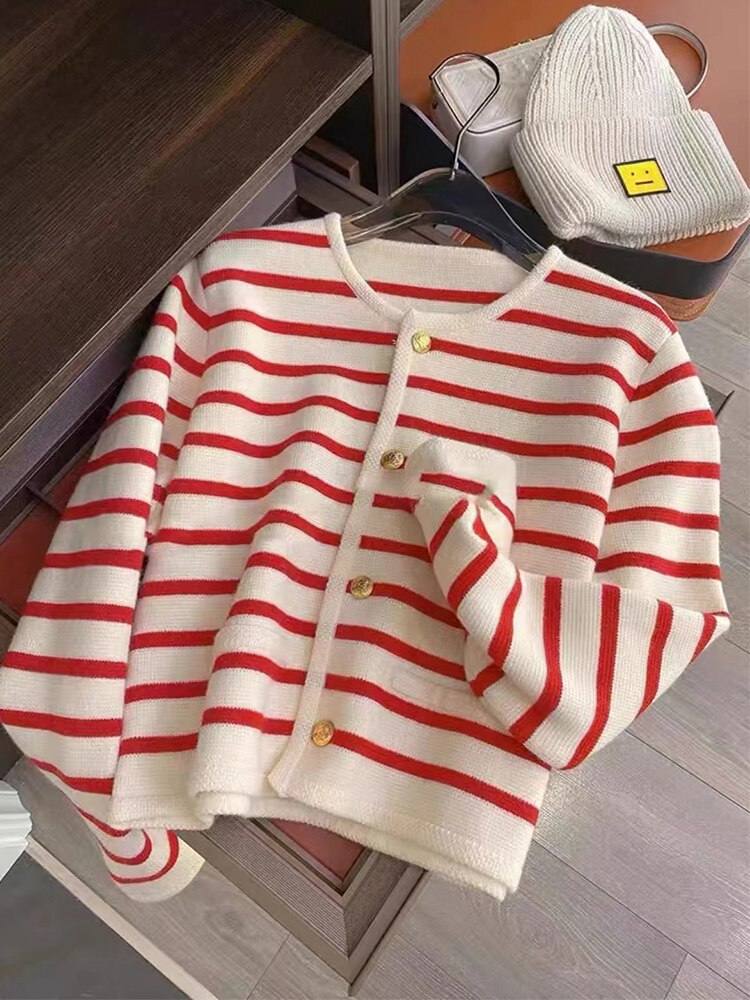 Gestreept vest voor dames