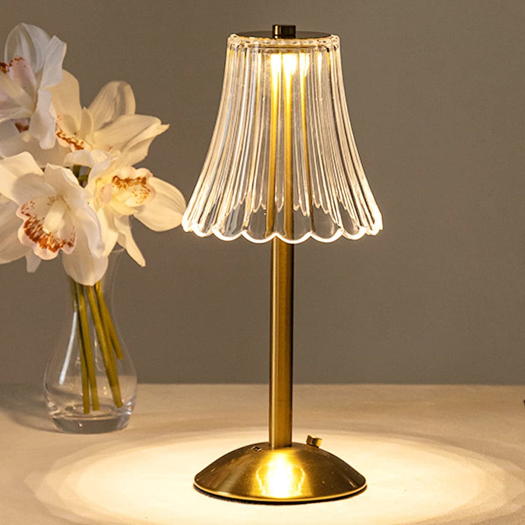LED retro tafellamp USB oplaadbaar