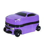 Harde kinderkoffer met auto ontwerp