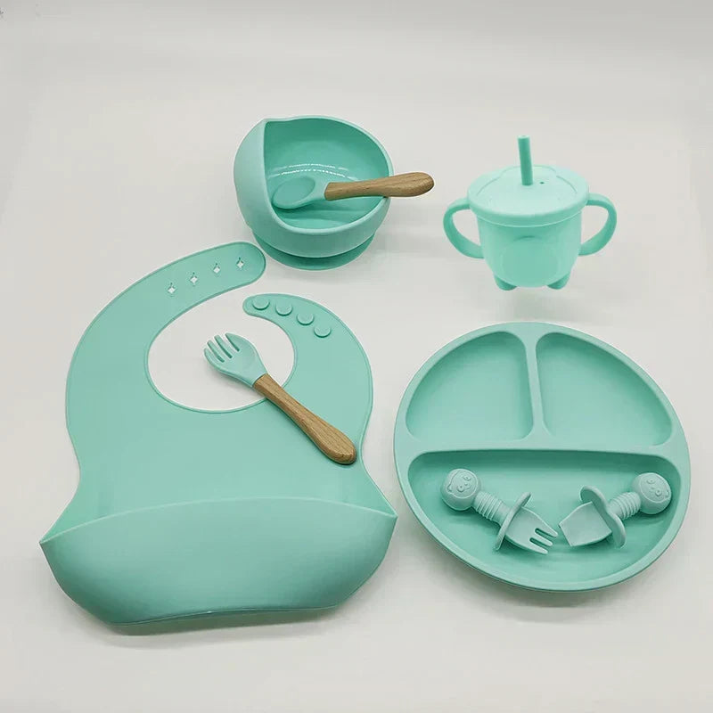Silicone eetset voor baby's