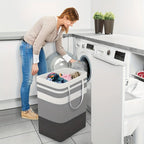 75L grote wasmand met handvaten & opvouwbaar ontwerp