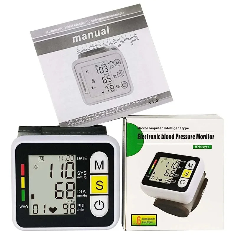Digitale pols bloeddrukmeter met lcd-display