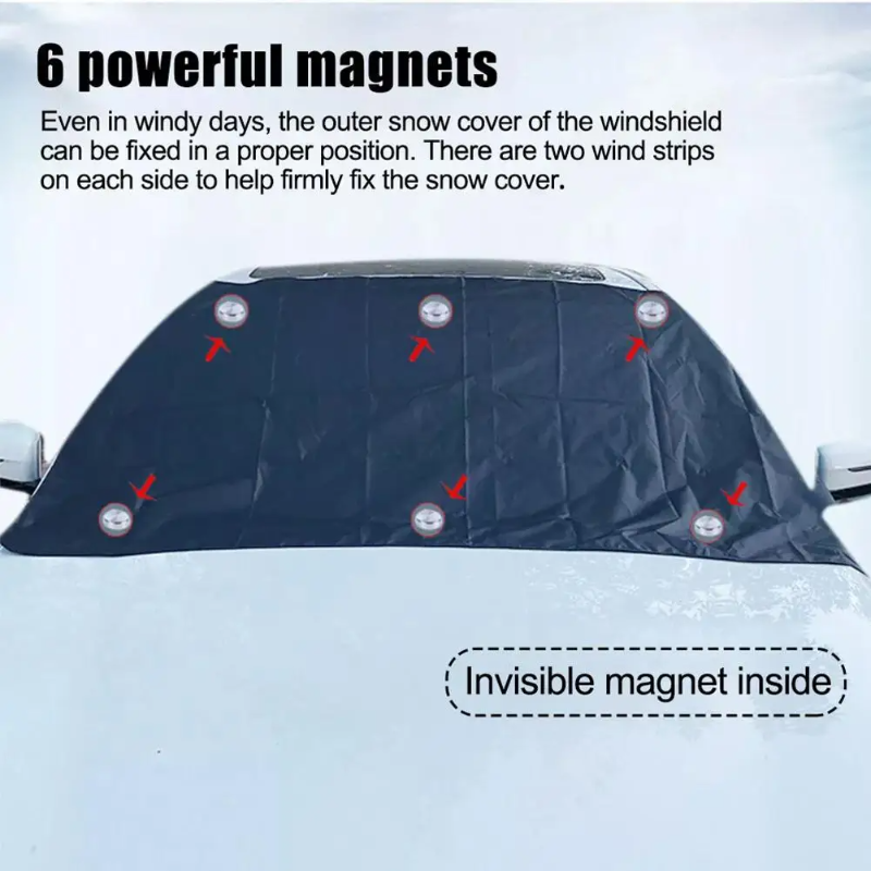 Magnetische all-weather voorruit hoes
