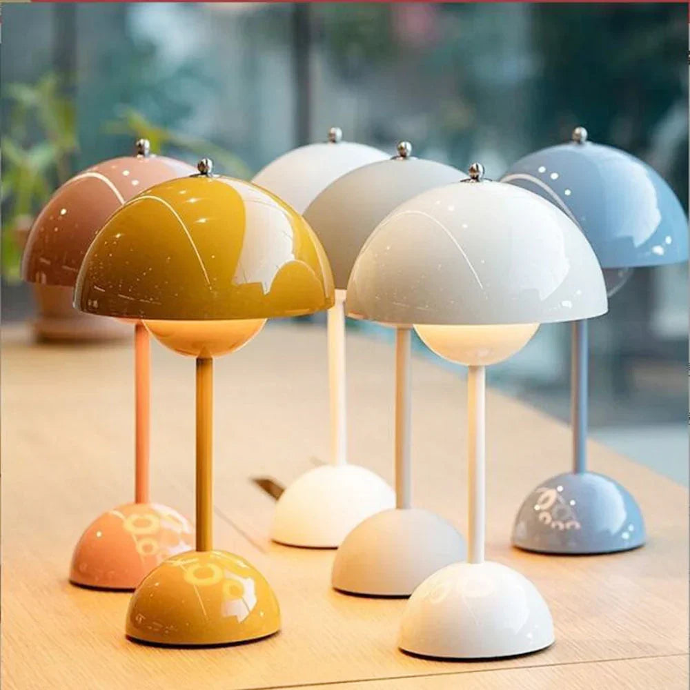 Paddestoelvormige designlamp
