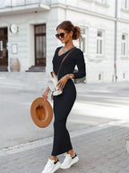 Lange slim-fitjurk