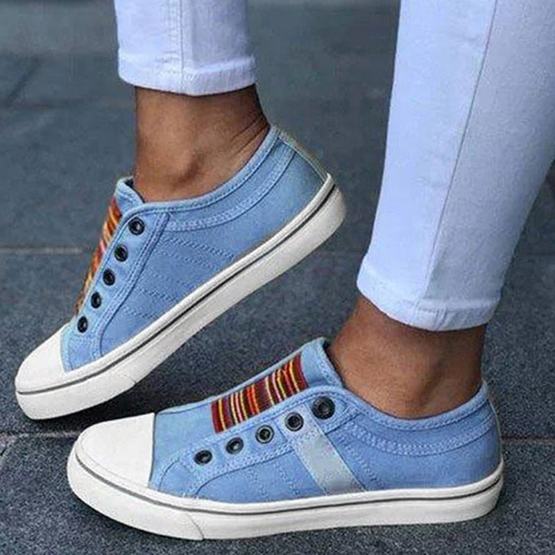 Canvas sneakers voor dames