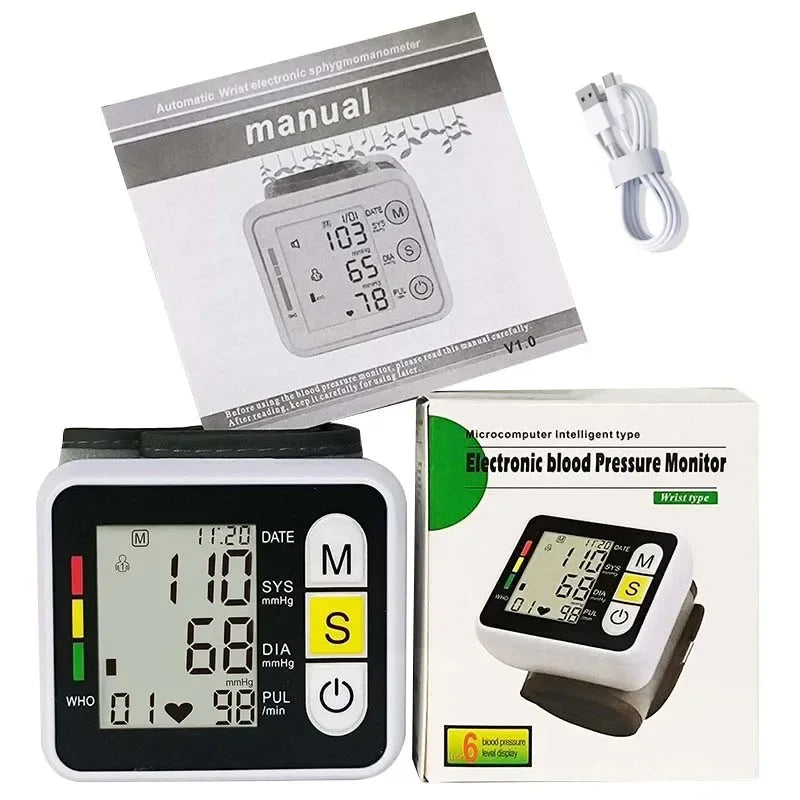 Digitale pols bloeddrukmeter met lcd-display