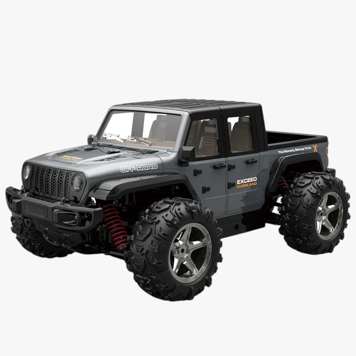 RC-offroadvoertuig met vierwielaandrijving
