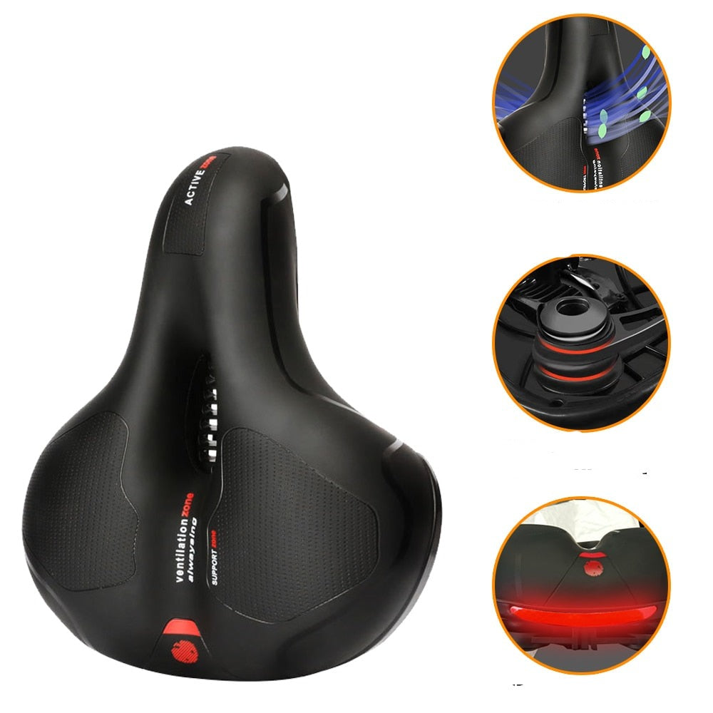 Fietszadel Bouncy Bike met schokdemping