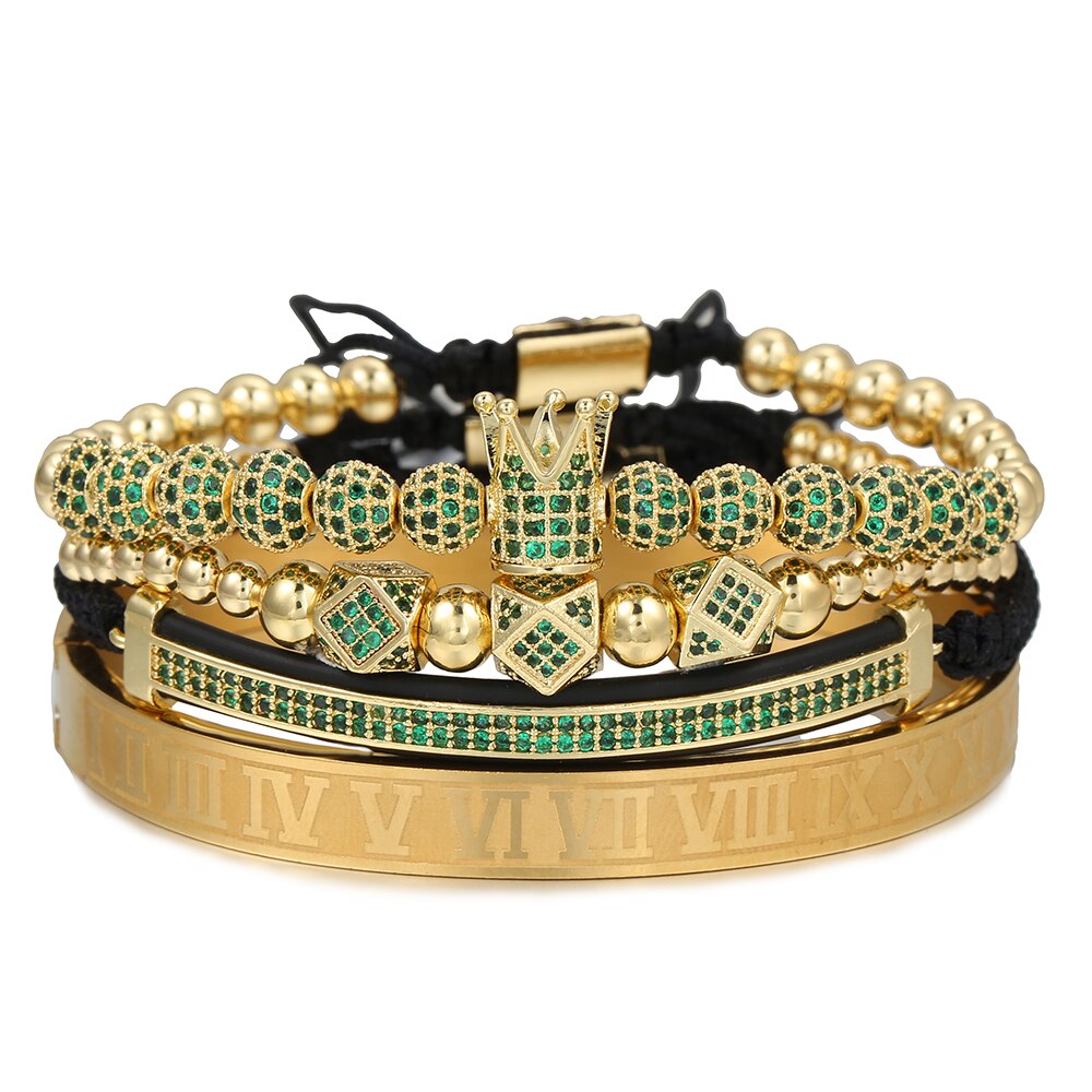 Gevlochten armband I am queen
