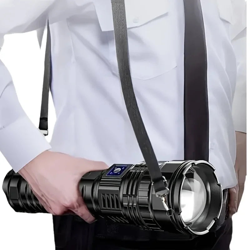 Oplaadbare 10000 lumen LED zaklamp