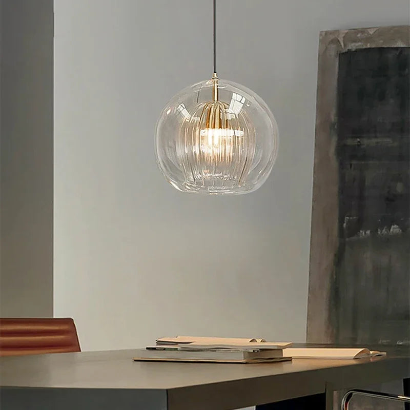 Aluminium-Glas hanglamp — afbeelding 2