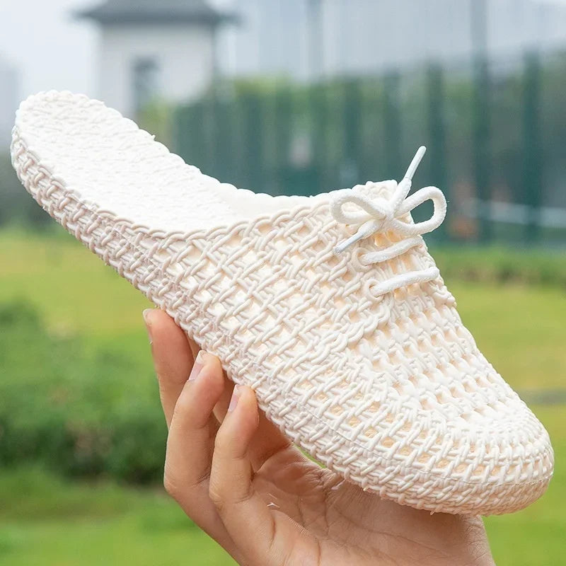 Ademende dames outdoor loafers met open tenen — afbeelding 20