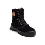 Suede boots met voering voor dames