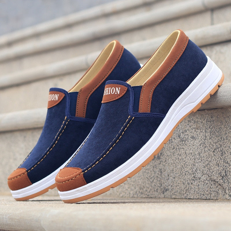 Heren slip-on canvas schoenen
