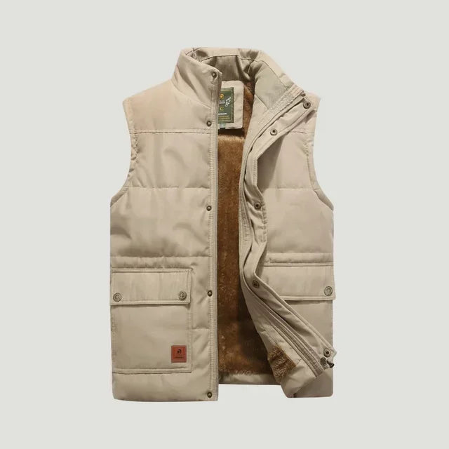 Gevoerde heren bodywarmer