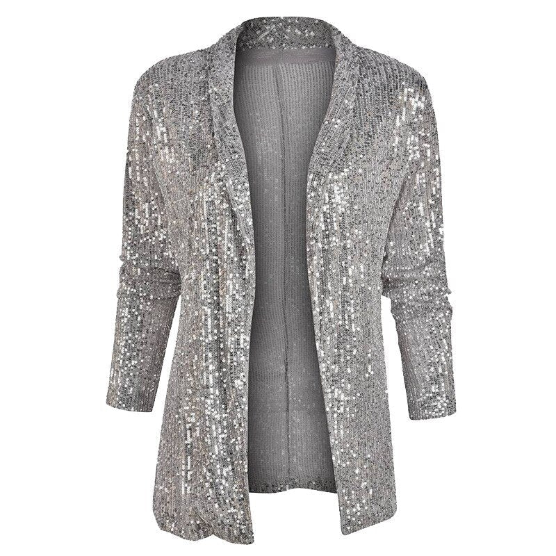 Glitter pailletten vest