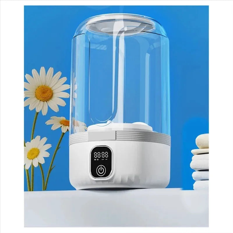 Miniwasmachine met LED-display voor kleine kledingstukken