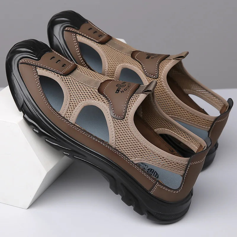 Ademende & stijlvolle mesh-sandalen voor heren