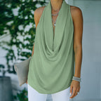 Top met lage hals voor dames