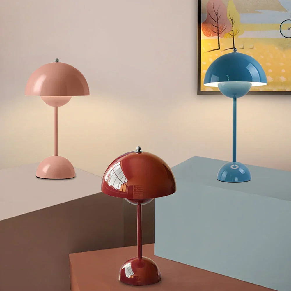 Paddestoelvormige designlamp