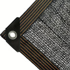 Zwarte schaduwdoek mesh bedekking