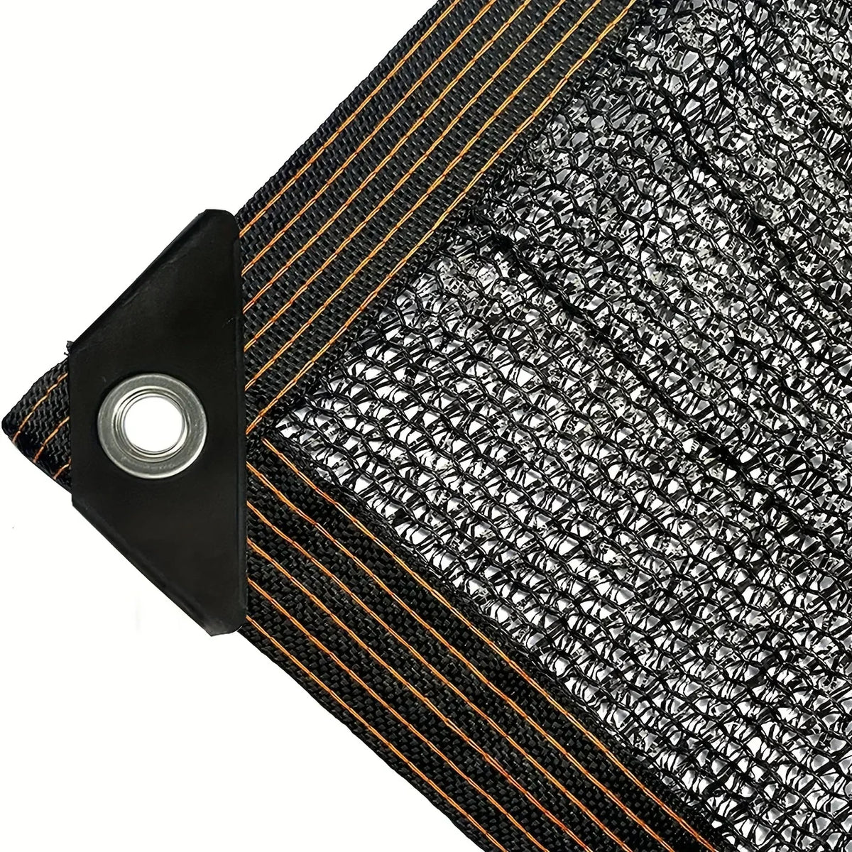 Zwarte schaduwdoek mesh bedekking